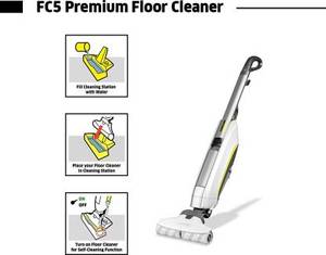 เครื่องดูดฝุ่นไซโคลนแบบเปียกและแห้งแบบ2-in-1พร้อมที่ถูพื้นสำหรับใช้ในบ้านโรงรถกลางแจ้งในโรงแรม (สีขาวสีเทาสีเหลือง) - Product Image 4