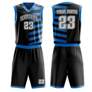 Ensembles d'uniformes de basket-ball pour hommes personnalisés Maillots grande taille avec kit club de l'équipe Tenue de basket-ball personnalisée - Product Image 2