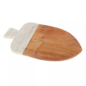 Tabla para picar madera de Acacia con mármol, uso de utensilios de cocina, tabla de queso de madera de Acacia, gran oferta, march 2022 - Product Image 1