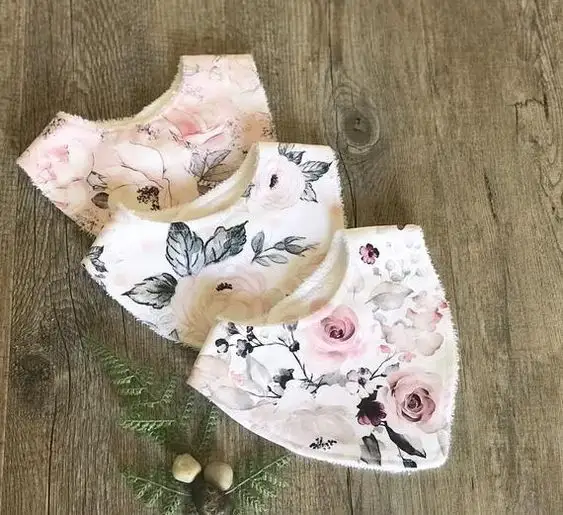 Celemek Makan Bayi Bahan Katun, Celemek Bayi