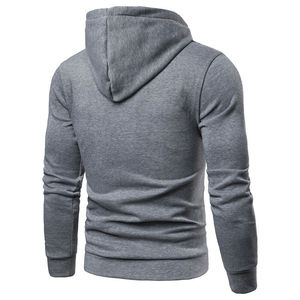 Mens Drawstring Casual Hooded Plain Hoodie Long Sleeve Loose Pullover <b>Hoodies</b> - Product Image 5