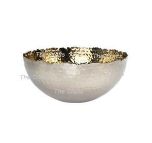 Cuenco para servir alimentos de latón de diseño maravilloso con forma redonda de calidad superior Utensilios de cocina Aperitivos Cuenco de chocolate - Product Image 1