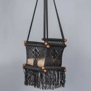 Boho Groothandel Katoen Handgemaakt Macrame Baby Schommel Stoel Patroon Verkrijgbaar In Aangepaste Maten Voor Appartement Internationaal