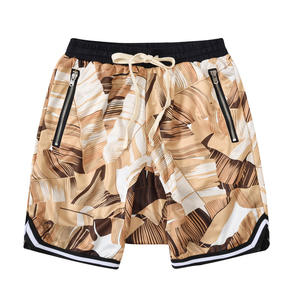 Short Wear de basket-ball personnalisé motif solide, impression par sublimation, vente en gros de vêtements shorts décontractés pour hommes - Product Image 1