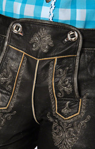 Lederhosen-pantalones de estilo bavario alemán para mujer, calzas femeninas originales para Festival de la cerveza, Oktoberfest alemán, Lederhosen - Product Image 3