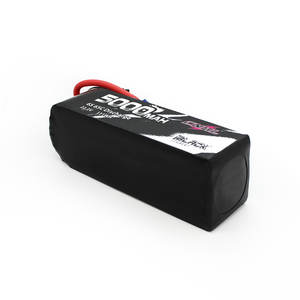 CNHL Baterai 5000MAh 22.2V 6S 65C, Baterai Lipo Hitam dengan Colokan EC5 untuk Pesawat Helikopter Edf Speedrun - Product Image 5
