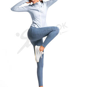Veste de survêtement à fermeture éclair pour femme, vêtements d'activité à fermeture éclair complète, confortable, Fitness et Yoga, vêtements de sport respirants - Product Image 6