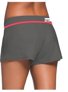 Pantalones cortos de talla grande para mujer, Shorts de POLIÉSTER + LICRA con cierre de cordón, lavado a mano - Product Image 5