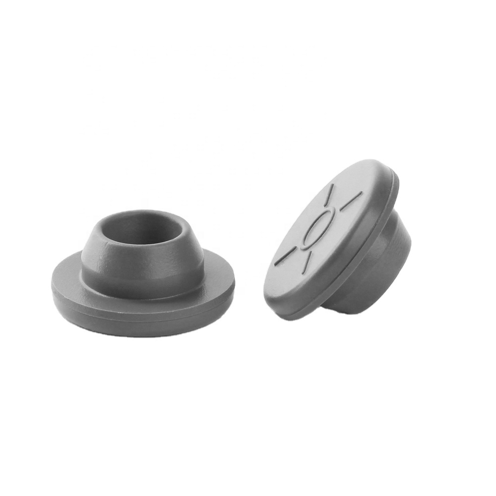 Huaren ISO сублимационная резиновая черная пробка силикон для флаконов