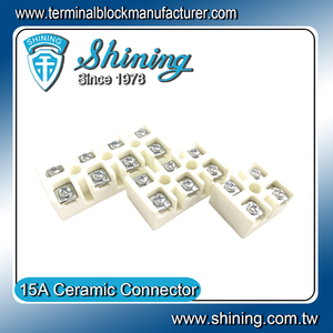 Bloque de terminales de cerámica de 4 vías, 15A, TC-6154B - Product Image 2