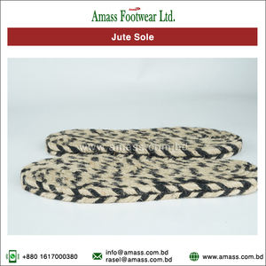 Material de yute personalizado de alta calidad, suelas hechas a mano, proveedor líder a bajo precio, exportador - Product Image 2