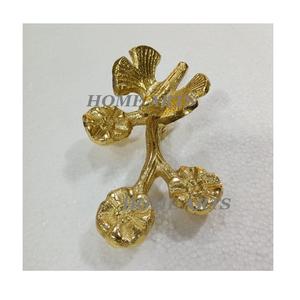 Manija de bandeja de servicio de color dorado de aluminio Manija de bandeja de servicio de último diseño para uso en restaurante de hotel en casa - Product Image 2