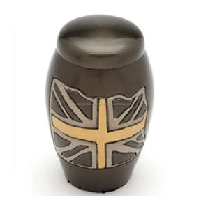 Urnas funerarias de bronce macizo, diseño de grabado completo, cremación clásica de recuerdos, color negro - Product Image 3