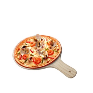 Round <b>Pizza</b> Wooden Pan Plate for Customized Restaurant and Hotels Wooden <b>Pizza</b> Serving Plate for Sale - Product Image 3