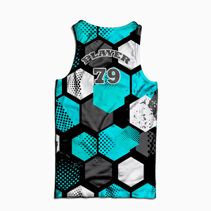 Créez Votre Propre Uniforme de Basketball Réversible Personnalisé de Haute Qualité pour Hommes et Femmes, Couleur Unie, Sublimé, 100% Polyester, Séchage Rapide - Product Image 3