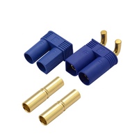 Prise de connecteur EC5 EC6 RC, connecteur plaqué or 24k, haute intensité pour le soudage de plaques électriques en PCB et de fil