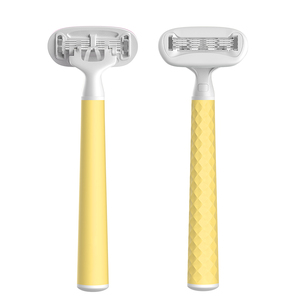 <span class=keywords><strong>ล่าสุด</strong></span>ระดับสูงของลักษณะ5ใบมีดทั้งหมดจับยางระบบโกนมีดโกนสำหรับผู้หญิง - Product Image 1