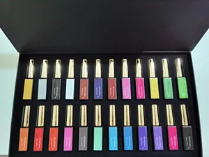 Wholesale 50 Kit MOQ Private Label LED/UV Gel Liner Nail Art Paint Nail Gel Liner Art Gel 24 Colors Set