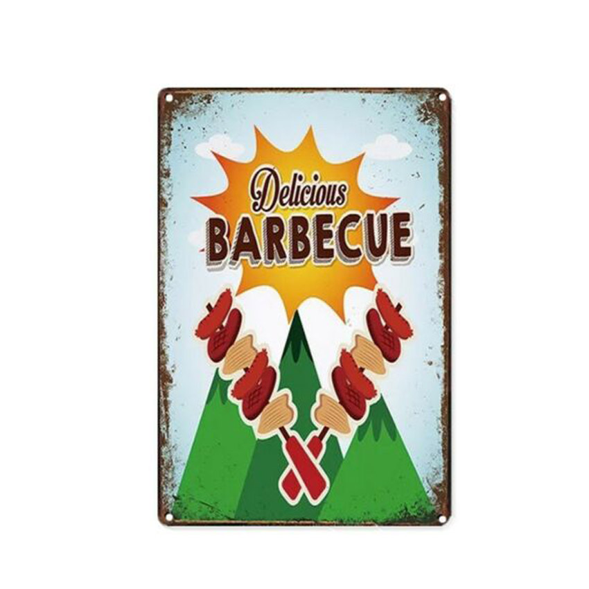 Винтажная металлическая Оловянная доска с принтом под заказ от производителя