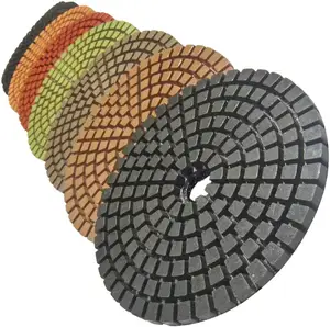 Wholesale Multi Styles Dry Flexible Granite/Marble Floor Polishing Pads for Angle Grinder