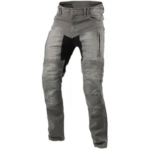 Motocicleta vaqueros forro protector en la moto de carreras pantalones vaqueros Biker