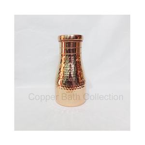 หม้อต้มน้ำตาลและครีมทำจากทองแดง100% แก้วขัดเงาโลหะพร้อมฝาปิดสำหรับบ้านและของขวัญ - Product Image 1