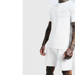 Haute qualité coton-polyester hommes vêtements de sport d'été écologique Anti-rides séchage rapide grande taille à manches courtes actif - Product Image 5