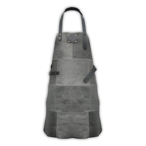 Heavy Waterproof Leather <b>Apron</b> With Pockets in Custom Color and Design for Restaurant Kitchen Best <b>Aprons</b> for Women and Barbers - Product Image 2