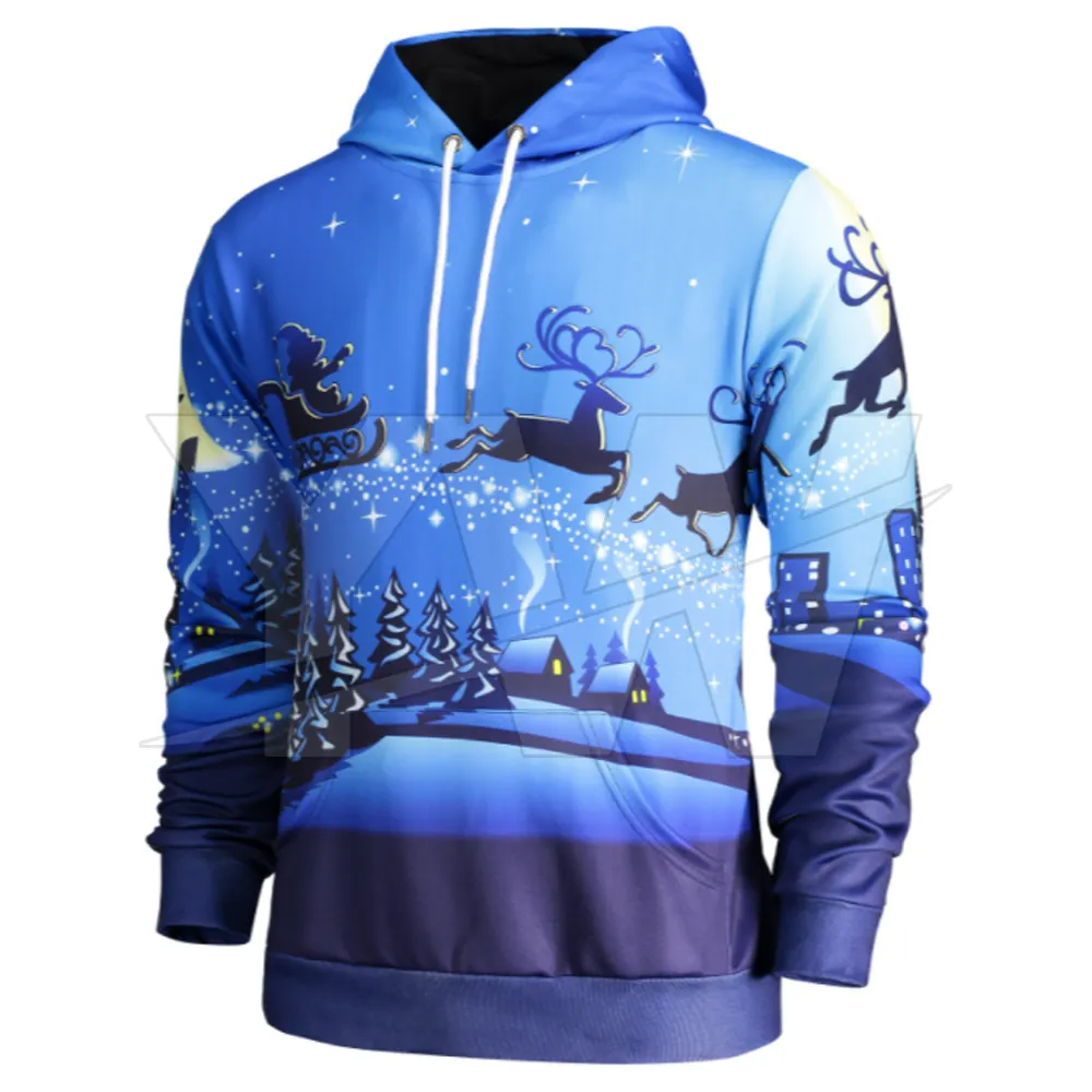 Neue Männer übergroße Hoodies Großhandel Männer Sublimation Print Hoodies