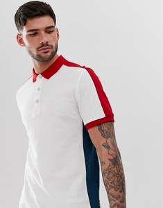 เสื้อโปโลแขนสั้นมีกระดุมสำหรับผู้ชาย,เสื้อยืดแฟชั่นทรงบล็อกสี - Product Image 3