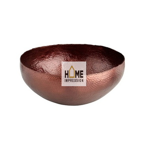 ชามทำเล็บมือเล็บเท้าทรงรีแบบคลาสสิกทำมือสไตล์อินเดียทรงวงรีทำจากทองแดงแฟนซี - Product Image 1