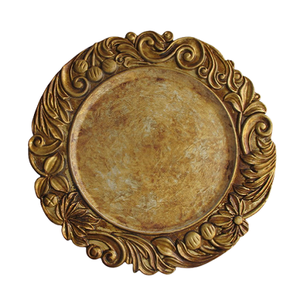 Sous-assiette en bois de qualité supérieure forme ronde taille personnalisée assiette de service alimentaire pour les meilleures ventes - Product Image 1