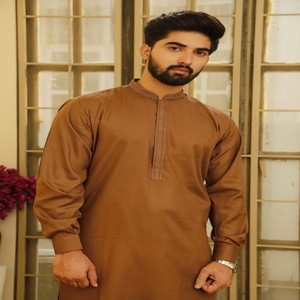 Últimos Diseños de Salwar Kameez de Algodón para Hombre / Salwar Kameez Masculino Estilo Pakistaní - Product Image 1