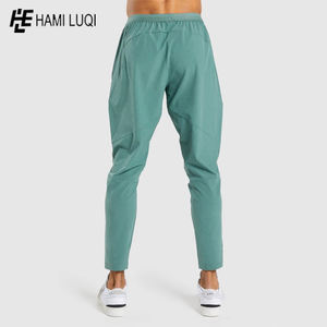 Pantalones de chándal deportivos holgados para hombre, venta al por mayor, ropa de calle informal, pantalones de entrenamiento para correr, pantalones de entrenamiento con patrón apilado acampanado - Product Image 2