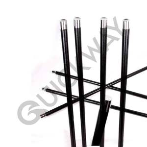 Palos Swagger personalizados negros sólidos cómodos de la mejor venta para desfiles colección Ceremonial Swagger Stick de Quick Way Industries - Product Image 4