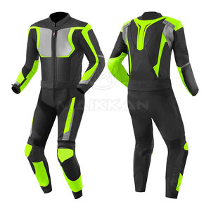 Combinaison en cuir de motard de course unisexe la plus vendue combinaison d'équitation en cuir de moto respirante de haute qualité en gros - Product Image 4