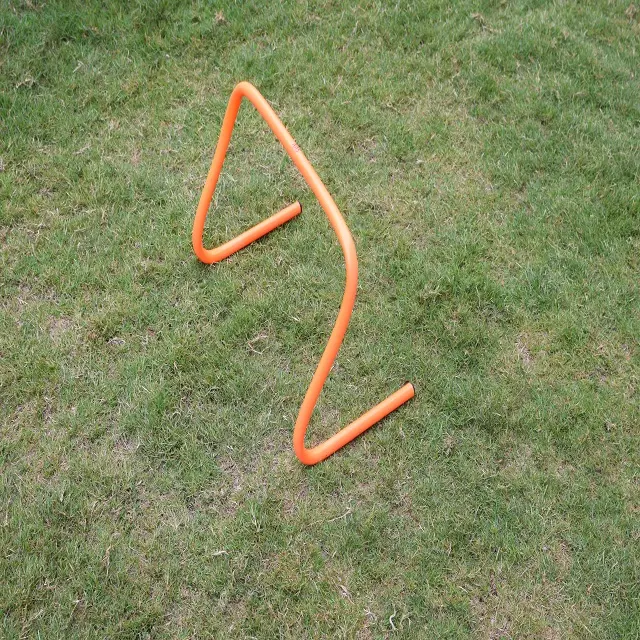 Aas hurdle equipamento de treinamento de futebol, laranja com 12 polegadas para treinamento de futebol, barreira de velocidade e velocidade