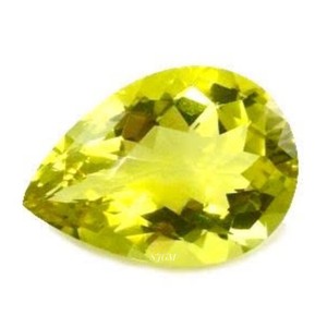 5X8mm poire coupe naturel vert or citron QUARTZ prix de gros usine haute qualité à facettes pierres précieuses en vrac par pièce | IGI - Product Image 2