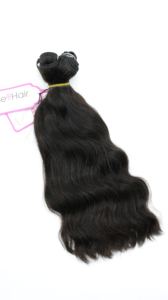 Extensión de cabello Remy virgen de alta calidad, trama ondulada Natural, tejido de cabello humano teñido a máquina Doble - Product Image 2