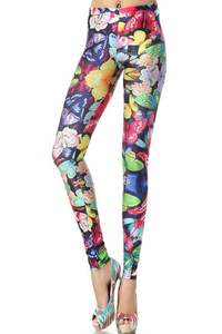 Leggings de Yoga taille haute pour femmes 100% coton tricoté solide sans couture entraînement Fitness Gear - Product Image 3