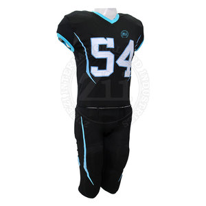 Tenues de football américain personnalisables avec logo, fabriquées en usine, respirantes, grandes tailles, 100 % polyester, vêtements d'équipe sur mesure - Product Image 6