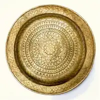 Высококачественная латунная тарелка, удивительный производитель, ручная работа, последняя коллекция продуктов ручной работы, Индия 2021 Дели