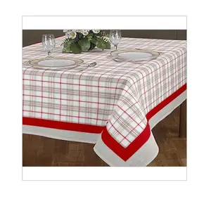 Cotton Custom Print Design Square Table Cloth Customized Party Table Linen India Top Selling Products High-Quality Reusable