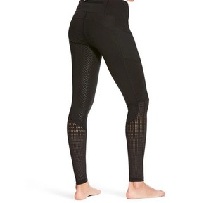 Pantalon d'équitation en silicone à siège intégral haute performance avec maille Leggings d'équitation professionnels en silicone taille haute unique - Product Image 4