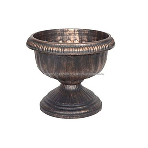 Macetas grandes de lujo para flores, macetas de metal decorativas modernas para jardín y exteriores - Product Image 6