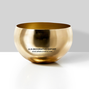 Decorative Hand Hammered Flower Bowl <b>Vase</b> <b>Unique</b> Design Hammered Flower <b>Vase</b> Bowl for Wedding Decoration New Table <b>Vase</b> - Product Image 4