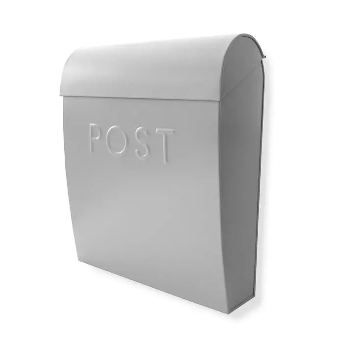 金属製メールボックス灰色粉体塗装手作りメールボックス壁掛け高品質壁掛けメールボックス