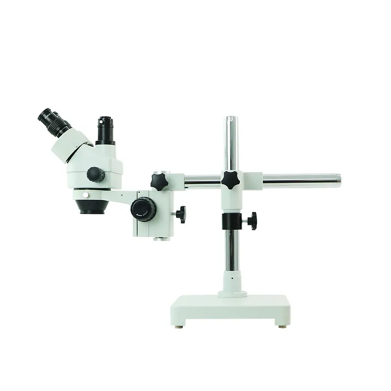 56 Light Source STL1 Binocular Relive Trinocular Single Arm Boom Stand Zoom Stereo Microscope