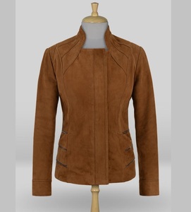 Chaqueta de piel de vaca con cremallera para hombre, disponible en todos los colores - Product Image 1