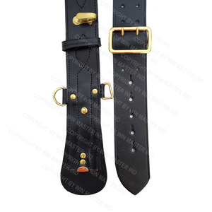 Ceinture en cuir marron de cérémonie Win Master, fabriquée au Pakistan - Product Image 3